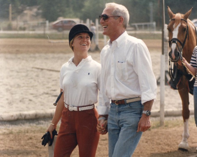 Clea Newman and Paul Newman, circa 1984 DR