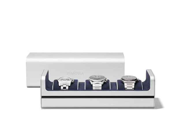 Coffret de rangement trois montres Rimowa