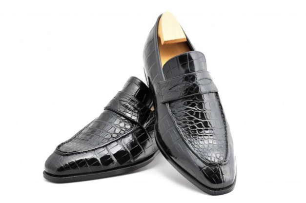 Mocassin Lupin Aubercy crocodile Mocassin Lupin Aubercy crocodile