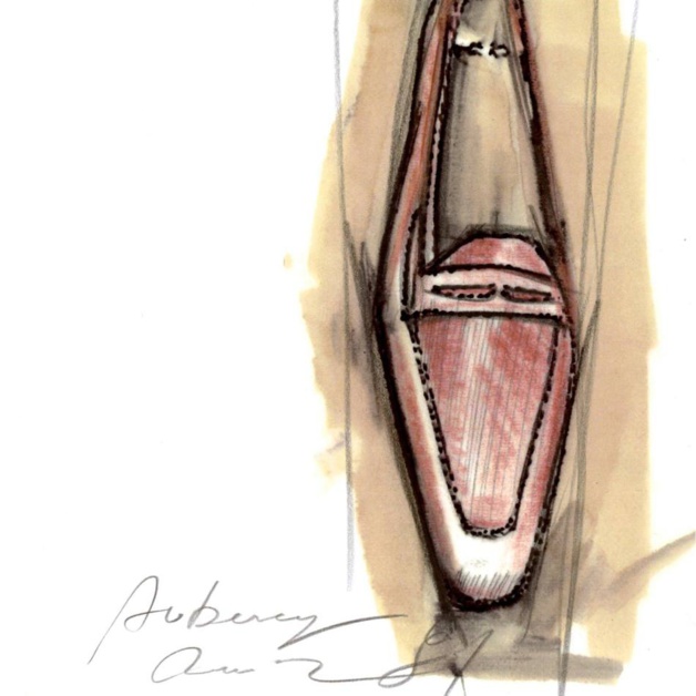 Croquis Mocassin Lupin Aubercy Croquis Mocassin Lupin Aubercy