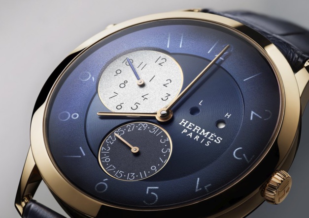 Slim d'Hermès GMT or rose © Joël Von Allmen Slim d'Hermès GMT or rose © Joël Von Allmen
