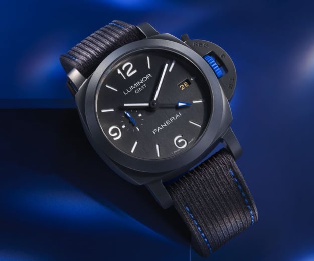 Panerai Luminor GMT Bucherer Blue Edition : série limitée à 288 exemplaires Panerai Luminor GMT Bucherer Blue Edition : série limitée à 288 exemplaires