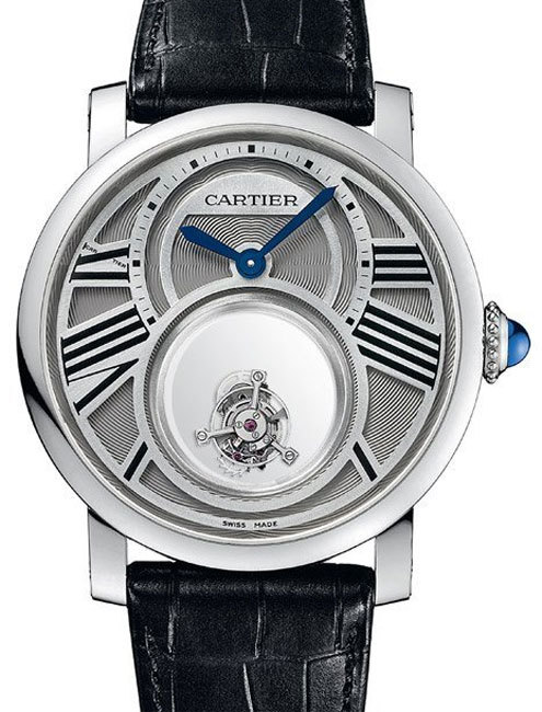 Rotonde Cartier Double Tourbillon Mystérieux ; crédit photo Vincent Wulveryck / Cartier Rotonde Cartier Double Tourbillon Mystérieux ; crédit photo Vincent Wulveryck / Cartier