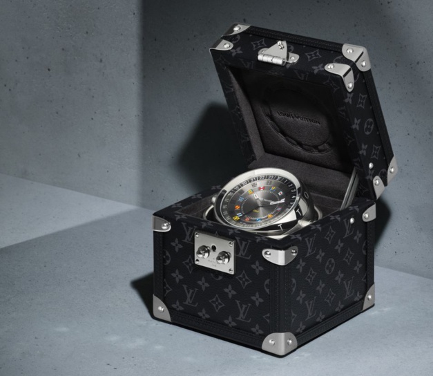 Louis Vuitton Trunk Table Clock © Philippe Lacombe