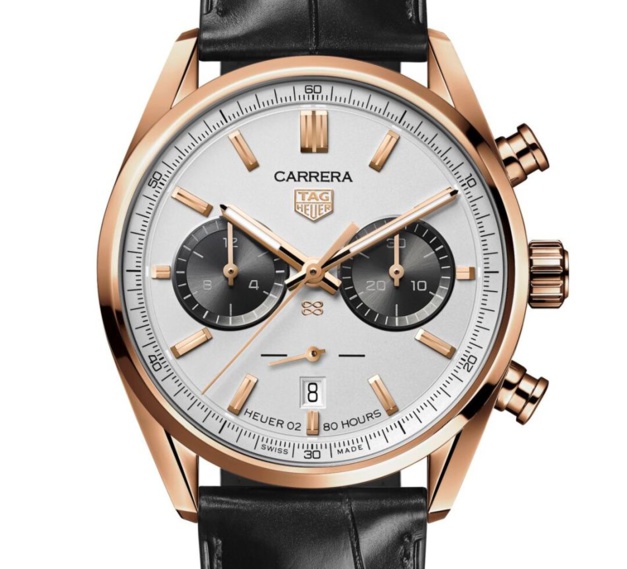 TAG Heuer Carrera Chronographe Jack Heuer Édition Limitée or TAG Heuer Carrera Chronographe Jack Heuer Édition Limitée or