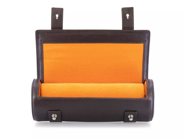 Santoni étui à montres en cuir Santoni étui à montres en cuir