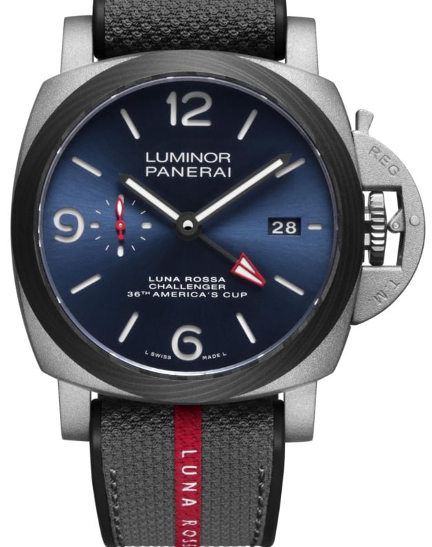 Panerai Luminor Luna Rossa GMT PAM01095 : 20 pièces pendant 24h Panerai Luminor Luna Rossa GMT PAM01095 : 20 pièces pendant 24h