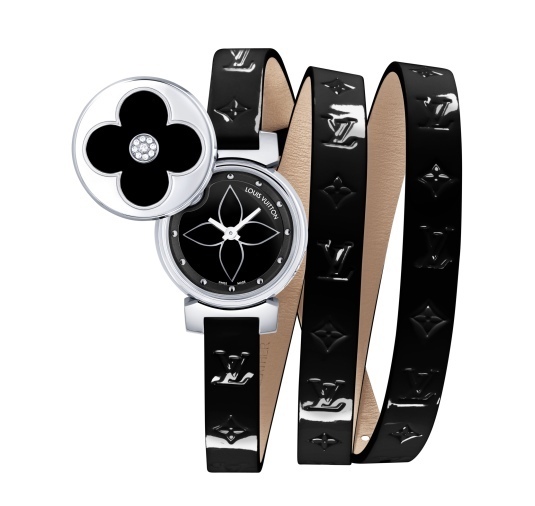 Louis Vuitton Tambour Bijou Secret Black and White Louis Vuitton Tambour Bijou Secret Black and White