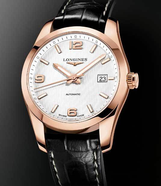 Longines Conquest Classic en or rose