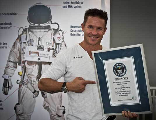 Felix Baumgartner : il a atteint Mach 1.25