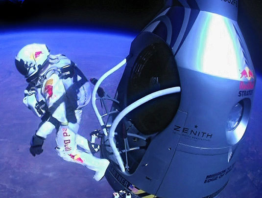 Felix Baumgartner : il a atteint Mach 1.25