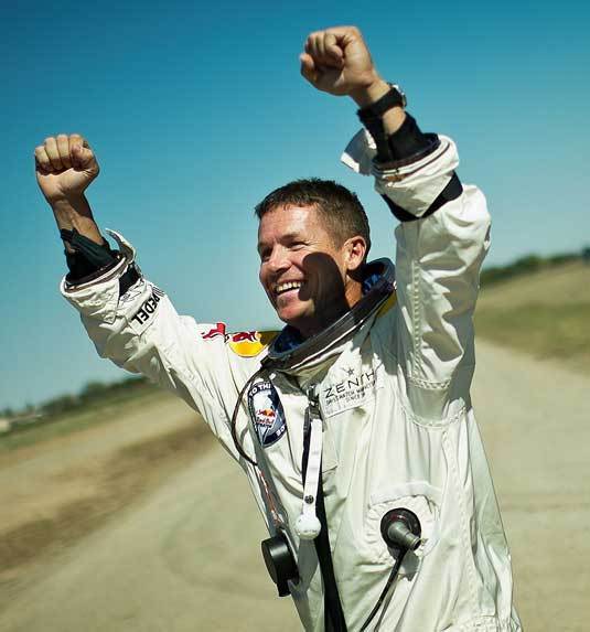 Felix Baumgartner : il a atteint Mach 1.25