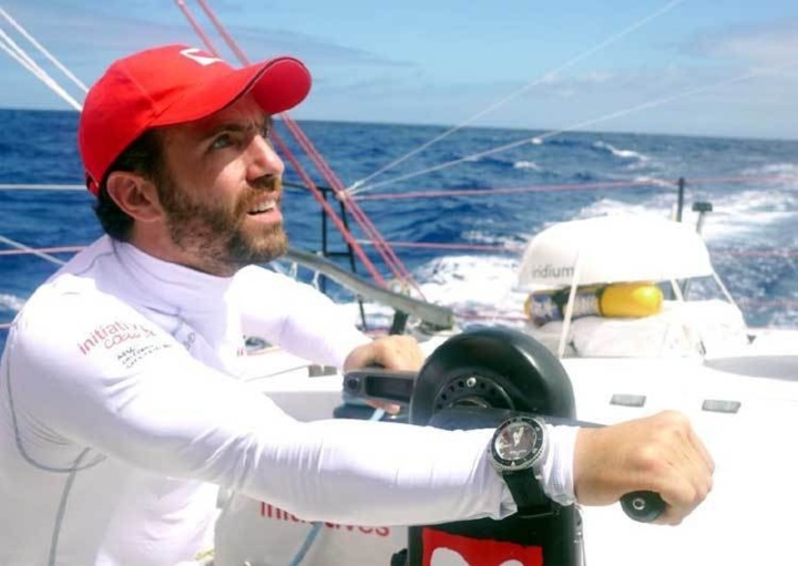 Tanguy de Lamotte, autoportrait pris dans le Pacifique sud