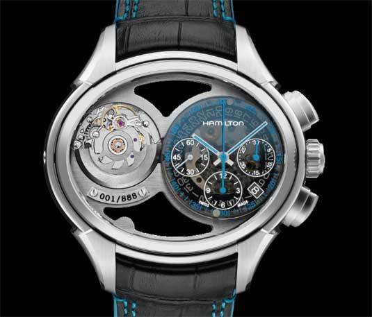 Hamilton Jazzmaster Face2face : montre bicéphale