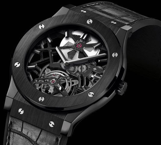 Hublot Classic Fusion Tourbillon Squelette Black Ceramic Hublot Classic Fusion Tourbillon Squelette Black Ceramic