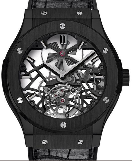 Hublot Classic Fusion Tourbillon Squelette Black Ceramic Hublot Classic Fusion Tourbillon Squelette Black Ceramic