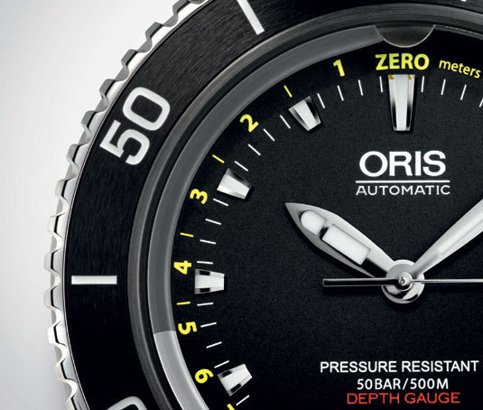 Oris Aquis Depth Gauge