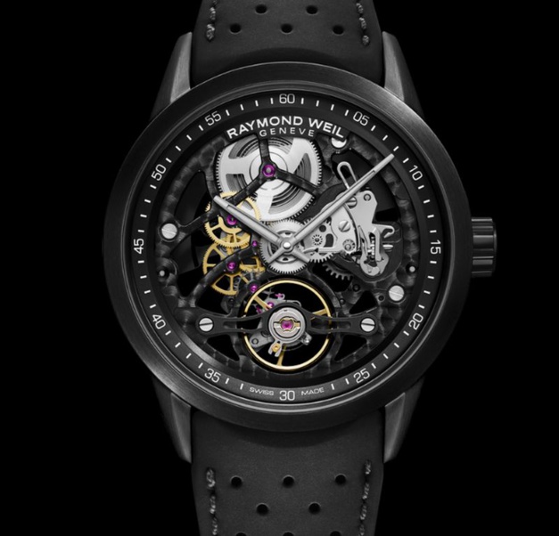 Raymond Weil Freelancer : squelette noir Raymond Weil Freelancer : squelette noir