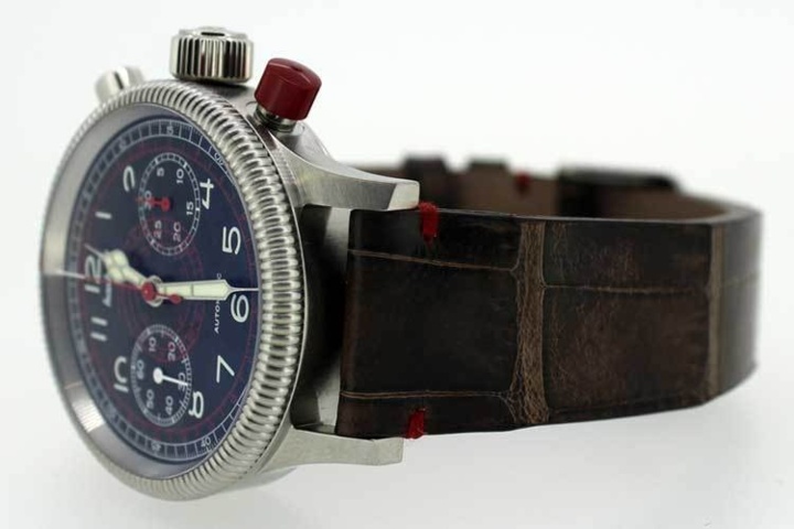 Hanhart habillée par l’Atelier du Bracelet Parisien Hanhart habillée par l’Atelier du Bracelet Parisien