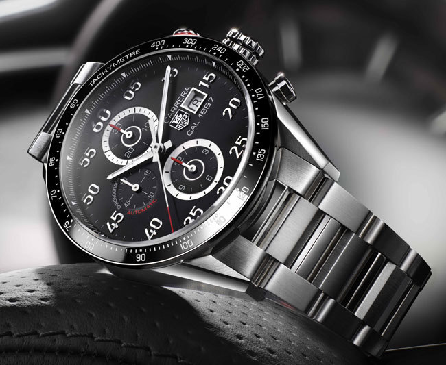 Chronographe Carrera Calibre 1887 à lunette céramique – 43 mm Chronographe Carrera Calibre 1887 à lunette céramique – 43 mm