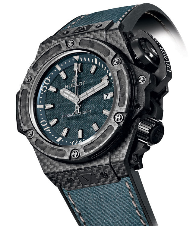 Hublot s’habille de denim pour la belle saison