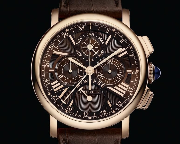 Cartier Rotonde Quantième Perpétuel Chronographe or rose Cartier Rotonde Quantième Perpétuel Chronographe or rose