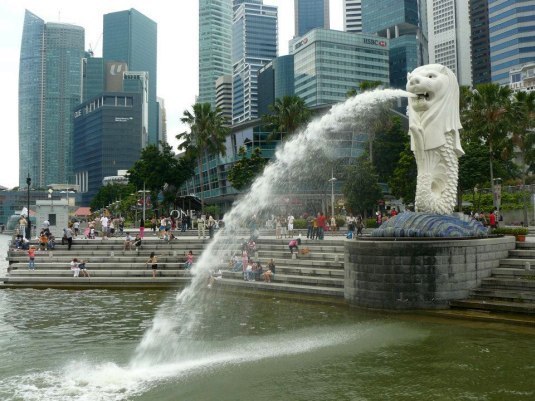 Le Merlion de Singapour