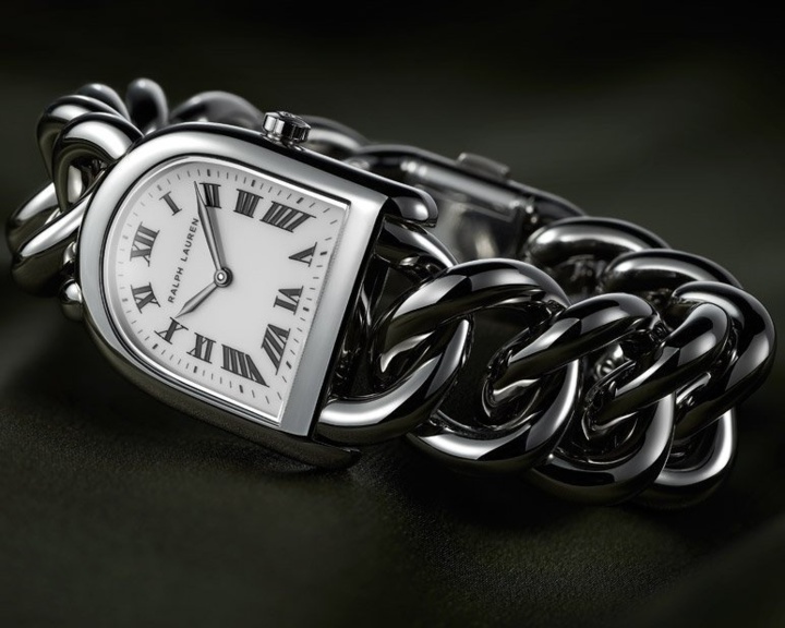 Ralph Lauren Stirrup Steel Link Petit modèle Ralph Lauren Stirrup Steel Link Petit modèle