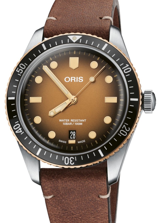 Oris Divers Sixty-Five : bico bronzo