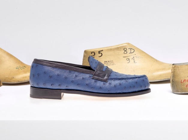 Mocassin Weston 180 autruche Mocassin Weston 180 autruche
