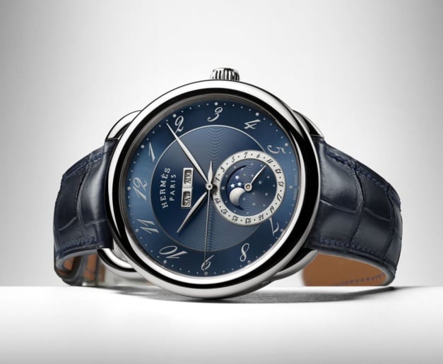 Hermès Arceau Grande Lune : blue moon Hermès Arceau Grande Lune : blue moon