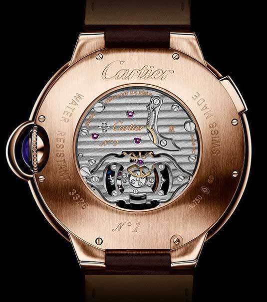 Montre Ballon Bleu de Cartier Tourbillon second fuseau double sautant