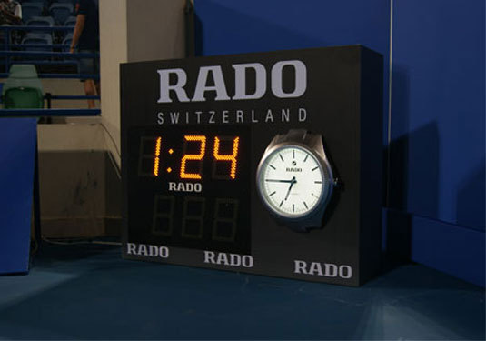 Rado : jeu, set et match… la marque renforce sa présence sur les courts de tennis Rado : jeu, set et match… la marque renforce sa présence sur les courts de tennis