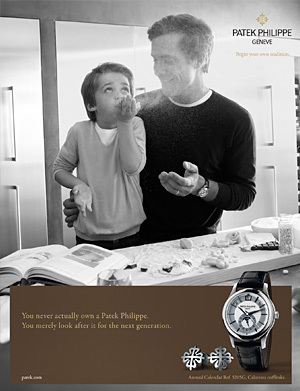 Patek Philippe, campagne de communication 2013