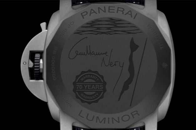 Panerai Luminor Marina 44 mm Edition Guillaume Néry : 70 ans exemplaires garantis 70 ans Panerai Luminor Marina 44 mm Edition Guillaume Néry : 70 ans exemplaires garantis 70 ans