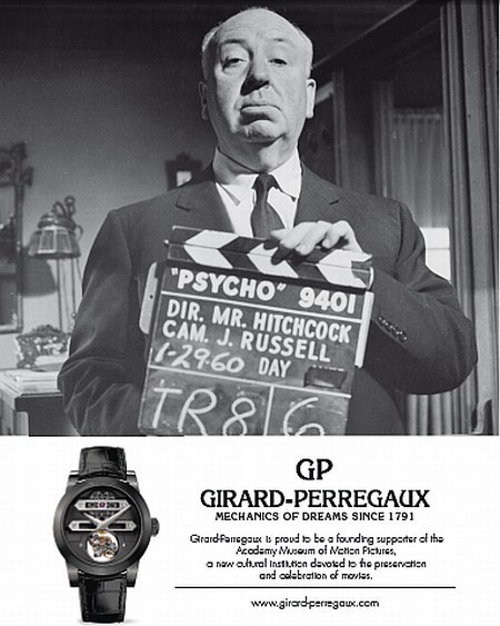 Girard-Perregaux : premier visuel de sa campagne avec l’Academy Museum of Motion Pictures