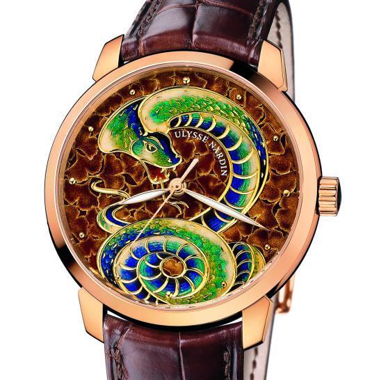 Ulysse Nardin Classico Serpent : la maitrise de l’émail champlevé