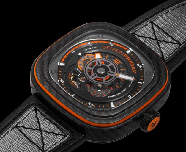 SevenFriday P3C/09 Orange Carbon SevenFriday P3C/09 Orange Carbon