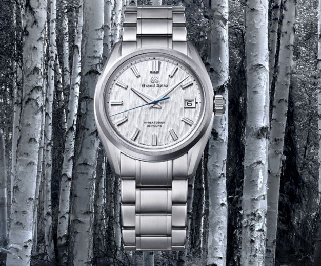 Grand Seiko Heritage SLGH005 : un cadran blanc comme l'écorce des bouleaux Grand Seiko Heritage SLGH005 : un cadran blanc comme l'écorce des bouleaux