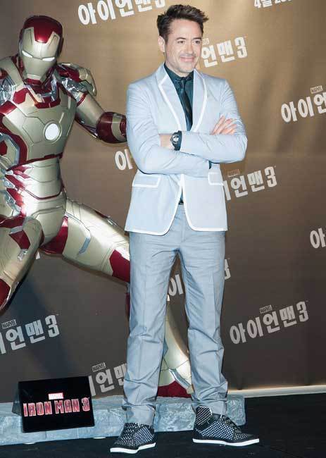 Une AMVOX5 World Chronograph au poignet de Robert Downey Jr Une AMVOX5 World Chronograph au poignet de Robert Downey Jr