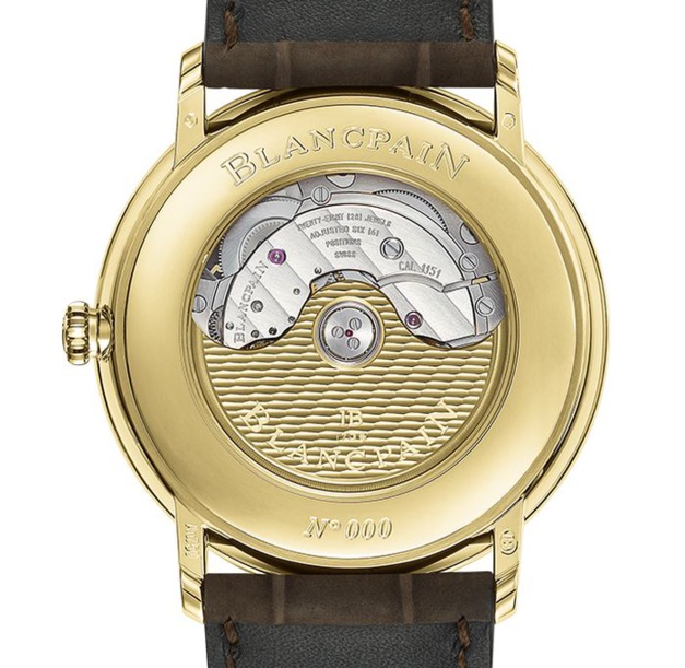 Blancpain Villeret Extraplate édition Boutique : beau cadran vert kaki