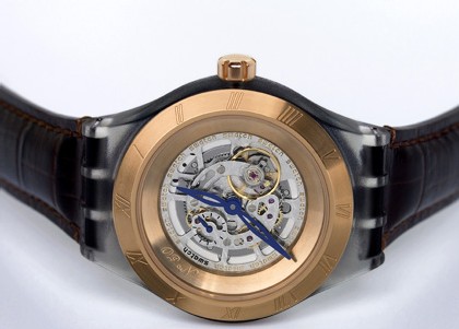 « Diaphane One Turning Gold » de Swatch « Diaphane One Turning Gold » de Swatch