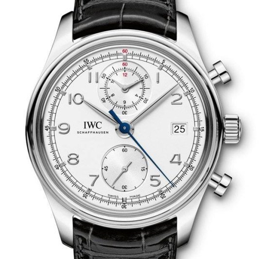 IWC Portugaise chronographe classique acier