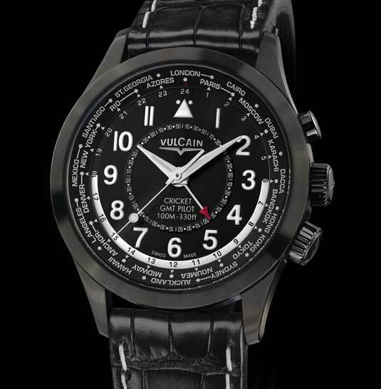 Vulcain Aviator GMT Pilot DLC