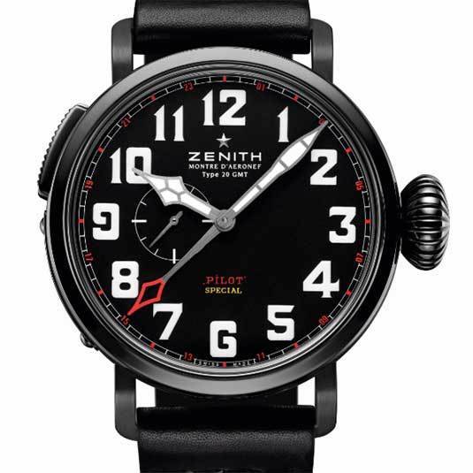 Pilot Montre d’Aéronef Type 20 GMT Baron Rouge