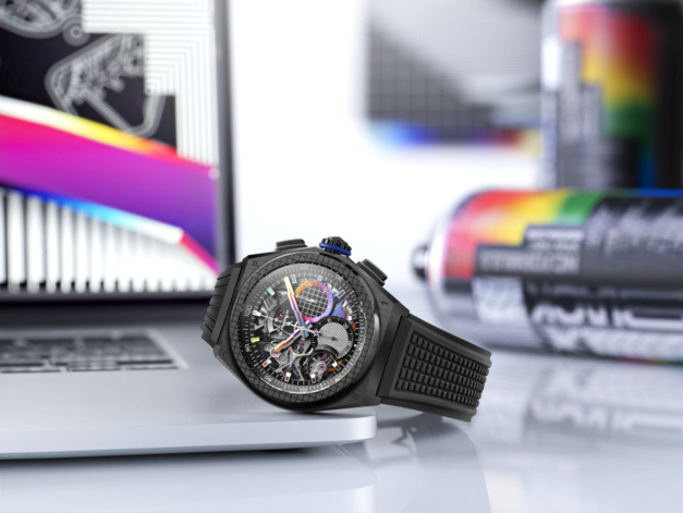 Zenith Felipe Pantone : chrono coloré Zenith Felipe Pantone : chrono coloré