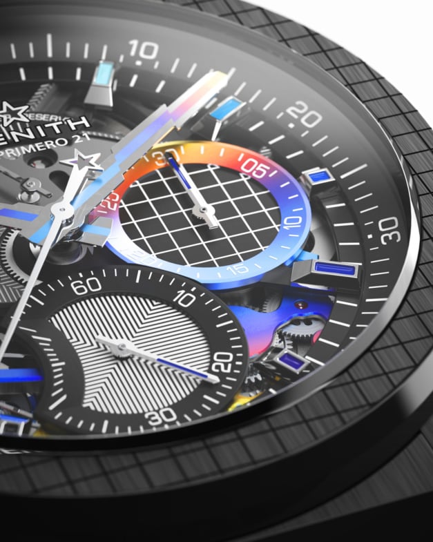 Zenith Felipe Pantone : chrono coloré Zenith Felipe Pantone : chrono coloré