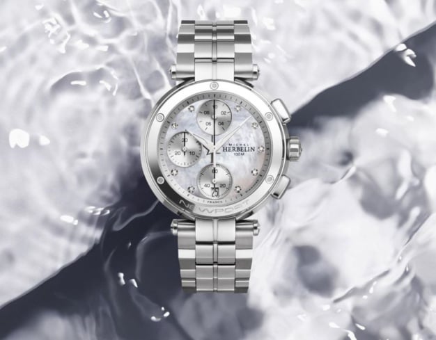 Michel Herbelin : chrono Newport sport-chic pour dames Michel Herbelin : chrono Newport sport-chic pour dames
