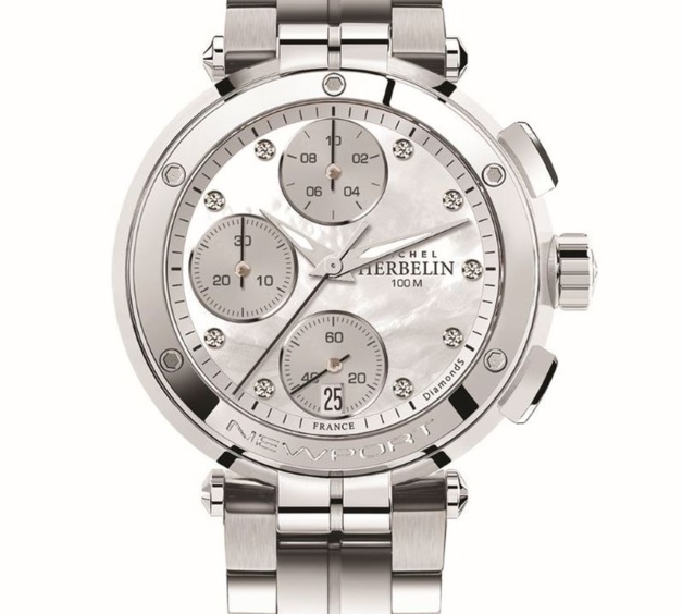Michel Herbelin : chrono Newport sport-chic pour dames Michel Herbelin : chrono Newport sport-chic pour dames