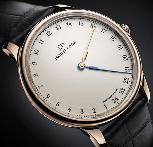 Jaquet Droz Grande Heure GMT : la fonction GMT pour globe-trotteurs nonchalants…